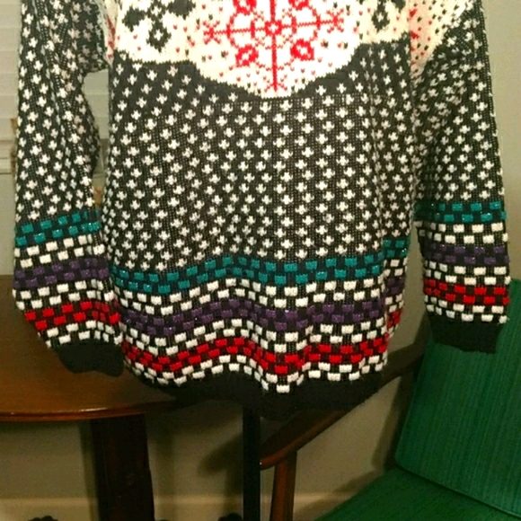 Vintage JJ Browne Snowflake Christmas Sweater - Picture 5 of 9